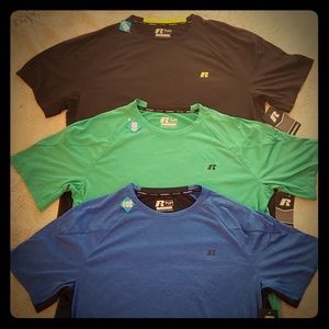 NWT LOT RUSSEL WORKOUT SHIRTS XL